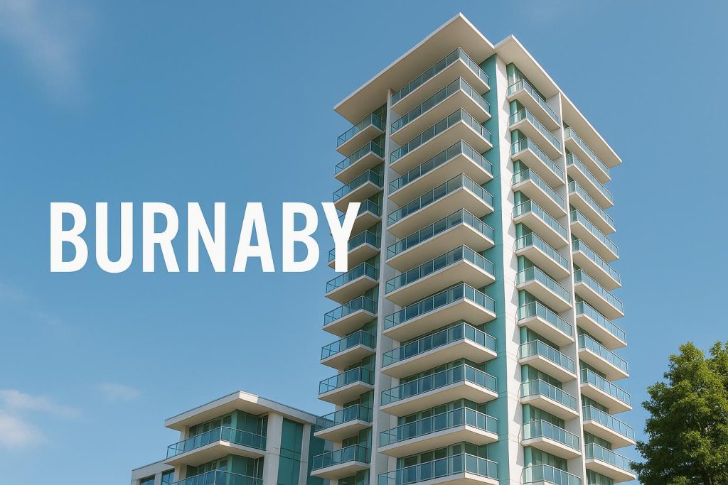 Modern condo tower in Burnaby highlighting deposit schedules for presale Burnaby condos